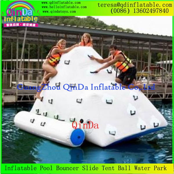 Wholesale Best Selling Funny Outdoor Commercial Grade Vinyl Tarpaulin White Inflatable Water Iceberg from china suppliers
