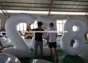 Wholesale European Standard White PVC Inflatable Advertising Number Display Figure Balloon from china suppliers