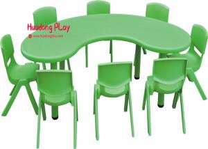Wholesale Moon Type Recycled Plastic Furniture , Green Kids Garden Furniture 0.3CBM Eco - Friednly from china suppliers