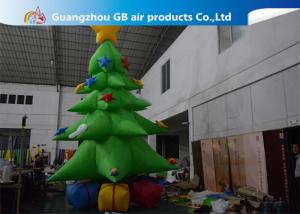 Wholesale Customized Giant Inflatable Christmas Tree Yard Decoration , Inflatable Tree With Ornaments from china suppliers