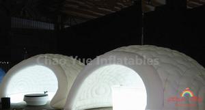 Wholesale LED PVC Tarpaulin Inflatable Dome Tent for outdoor exibition from china suppliers