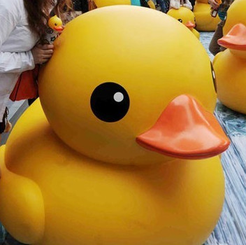 Wholesale pvc inflatable big yellow duck for advertising/ inflatable duck toys for kids from china suppliers