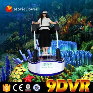 China Video Game White 9d VR Cinema Standing Up 9D Action Cinema 360 Degree 200kg on sale