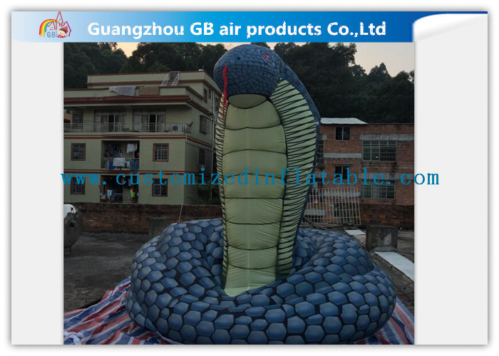 Wholesale Giant Inflatable Cartoon Characters Snake Model With Silk Print , Hand Painting from china suppliers