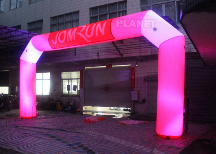 Wholesale Custom Advertising LED Inflatable Start Finish Arch For Event from china suppliers