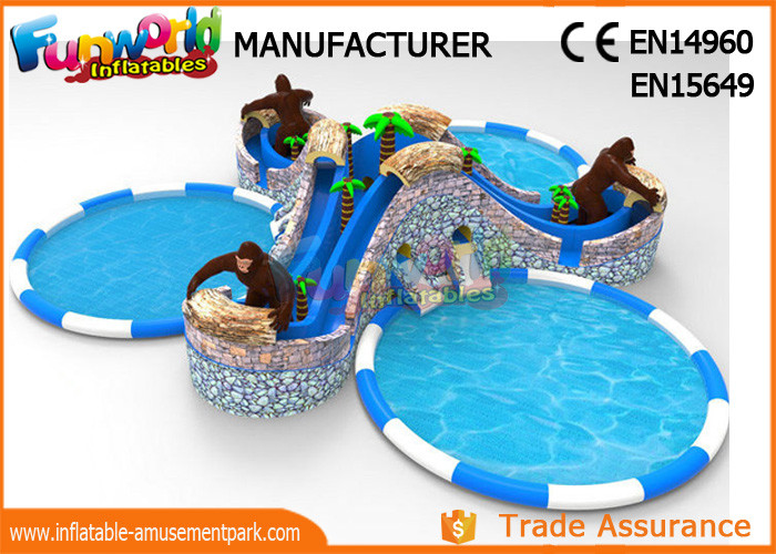 Buy cheap Gorilla Water Wonderland Inflatable Water Theme Park Air Tight from wholesalers