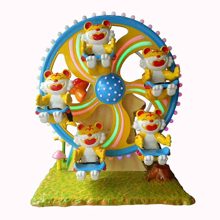 Wholesale Stable Fairground Ferris Wheel , Little People Ferris Wheel With Tiger Cabin from china suppliers