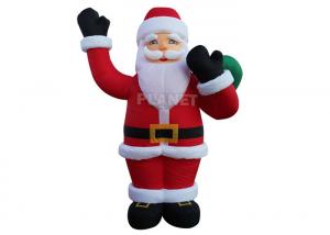 China Custom Advertising Christmas Inflatable Santa Inflatable Santa Claus For Holiday Celebrate on sale