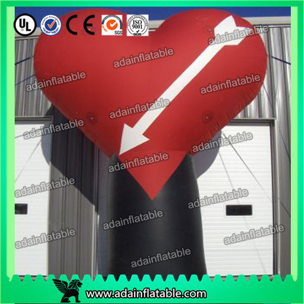 Wholesale Event Advertising Inflatable Heart Model With Arrow,Promotion Inflatable Heart from china suppliers