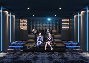 Wholesale Movie Reclining Sofa Chairs For Home Cinema System With Amplifier / 3D Projector from china suppliers