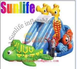 Wholesale EN14960 Commercial Outdoor Inflatable Water Slide For Playground from china suppliers