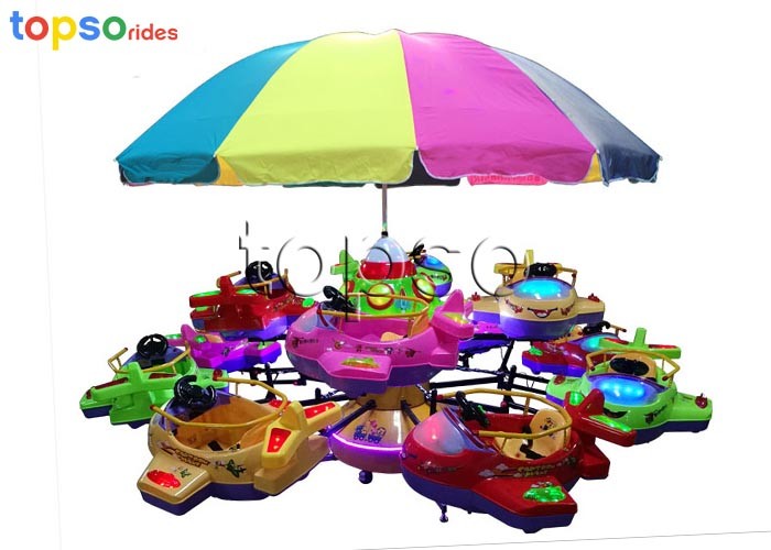 Buy cheap Indoor And Outdoor 12 - Seat Kids Amusement Rides Rotary Lifting Small Aircraft from wholesalers