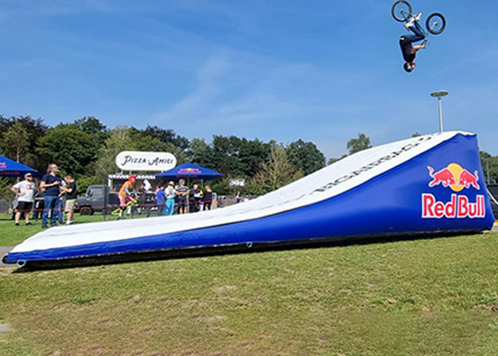 Buy cheap FMX Sloped Airbag Landing Ultimate Training Scenario For Ski Snowboard Skate BMX from wholesalers