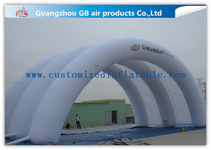 Wholesale White Inflatable Arch Tent / Inflatable Tunnel Tent With Oxford Cloth Material from china suppliers