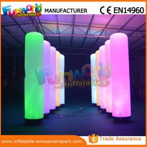 Wholesale Christmas Party / Wedding Inflatable LED Lighting Pillar 1 Year Warranty from china suppliers