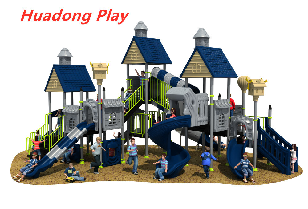Buy cheap Villa Series Outdoor Playground Slide Include Exotic Architecture from wholesalers