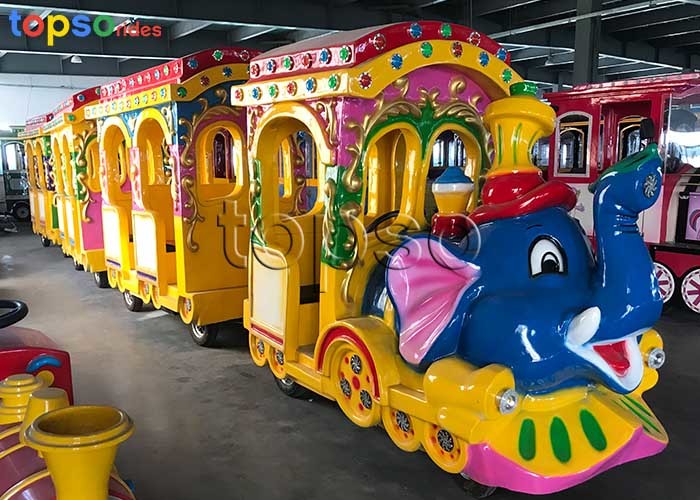 Wholesale Elephant Trackless Train Ride Dual Hydraulic System For Shopping Center from china suppliers
