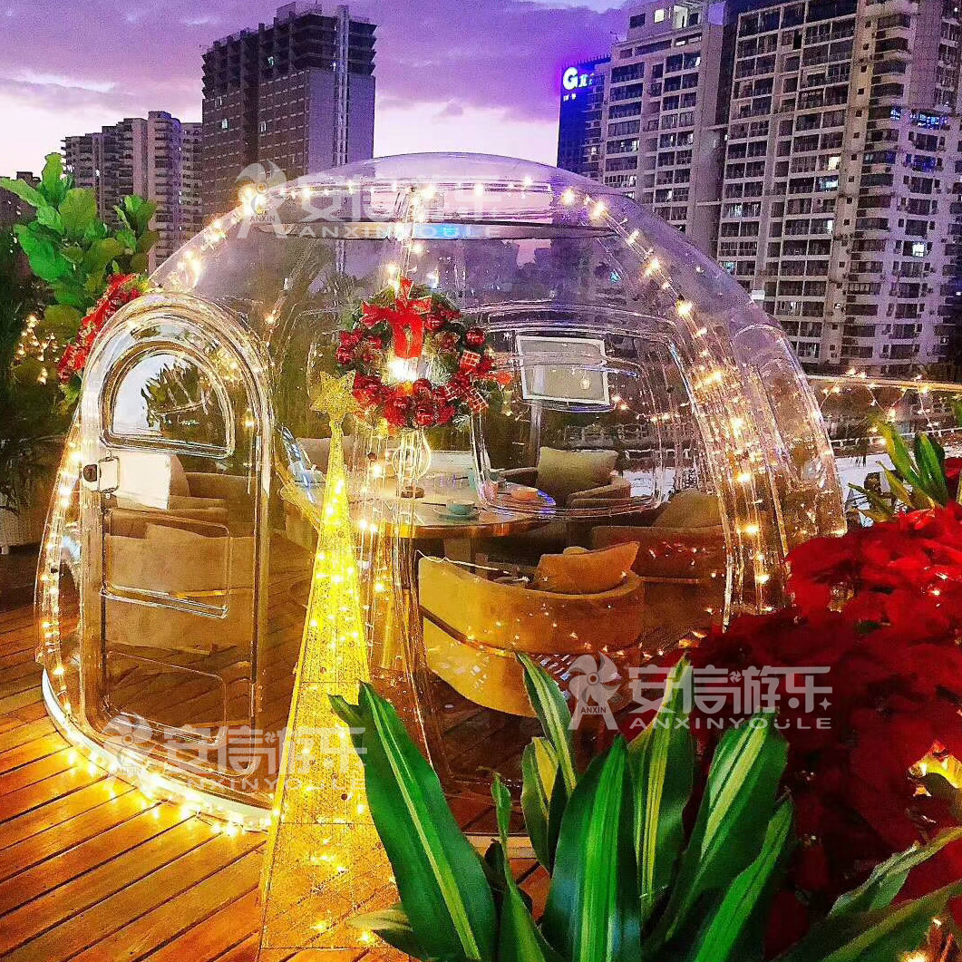 Wholesale Waterproof wind resistance house PC event party dome tent from china suppliers