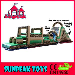 Wholesale OB-051 Giant Cheap Inflatable Obstacle Course Of Manufacture from china suppliers