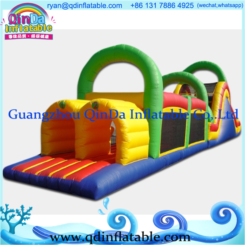 Wholesale Giant commercial inflatable obstacle  pvc tarpaulin for interactive game from china suppliers