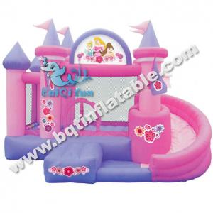 Wholesale Inflatable Princess Tower combo,inflatable bounce with slide from china suppliers