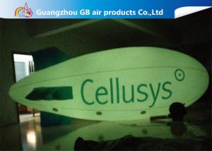 Wholesale Commercial Inflatable Helium Balloons , Giant Helium Blimp With LED Light from china suppliers