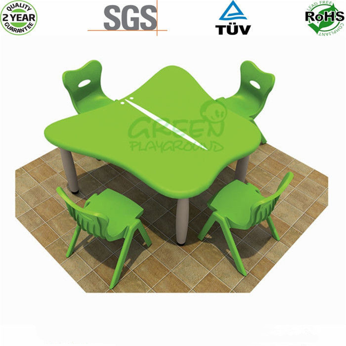 Indoor Playground Equipments Kids Table And Chair CE TUV Certificate