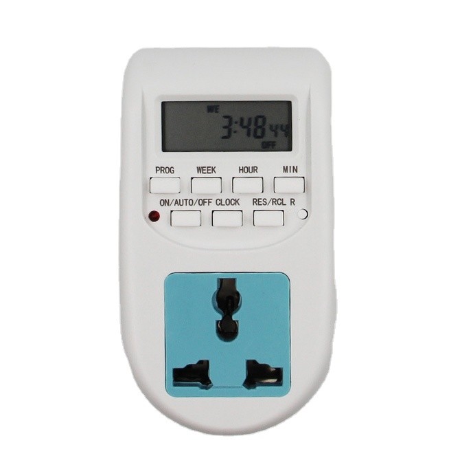 220V-240V Timer Programmable Electronic Timer Socket Digital Timer EU Plug