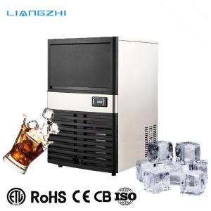 50kg 24Hours LZ-120 Air Cooling Cube Ice Making Machine for Stainless Steel Products