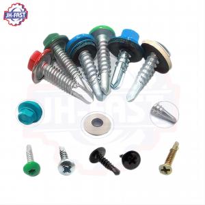 China Metric Hex Washer Head Self-Drilling Metal Screw M2 M2.6 M3 M3.5 M4 M5 with Black Finish on sale