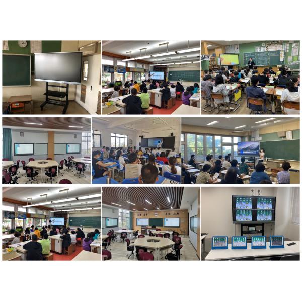 65 Inch Interactive Panel for Presentation Performance With Wifi Bluetooth Whiteboard Software Inbuilt For Classroom Meeting Room White/Black Cabinet