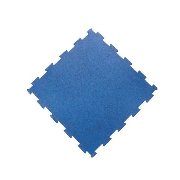 EPDM Interlocking Rubber Granule Mat Anti - Vibration Gym Flooring Interlocking Rubber Mat