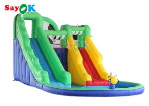 Wholesale Kids Inflatable Water Slide Pool Backyard Double Slide Jumping Bouncer from china suppliers