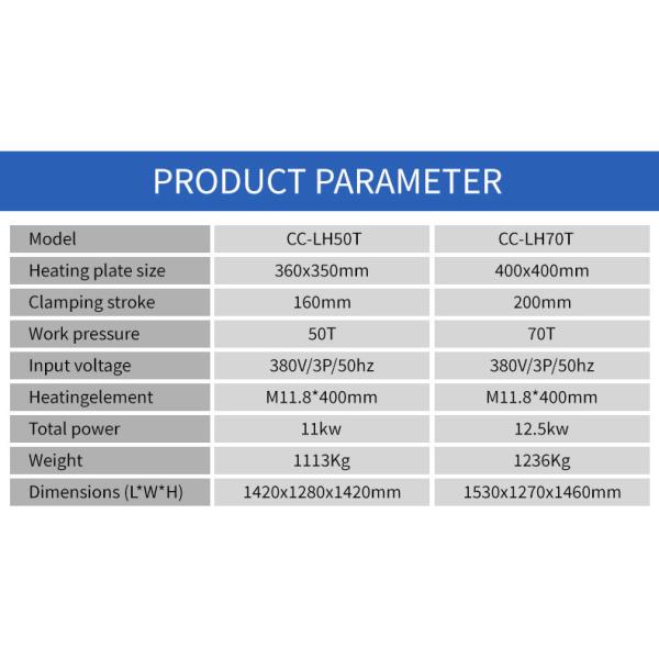 70T Silicone Phone Case Vulcanizing Machine Silicone Label Machine