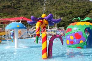 Wholesale Customized Flower Spray Water Playground Equipment , Amusement Park Equipment from china suppliers