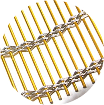 Cable Rod Architectural Wire Mesh Fabric For Facade Cladding Or Room Divider