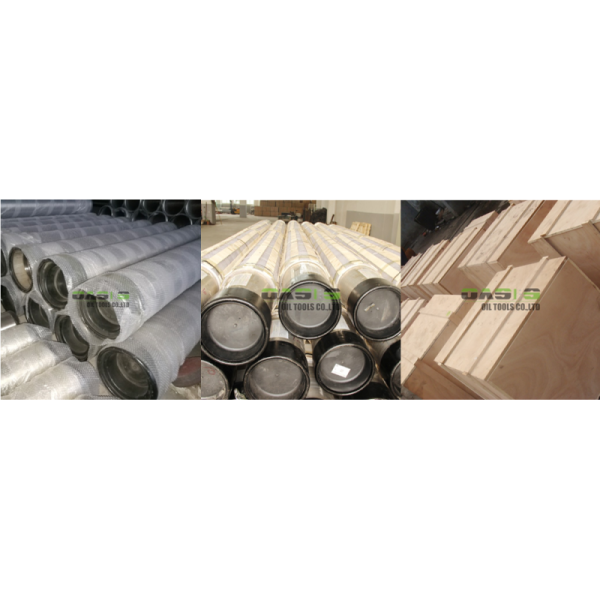 High Efficiency Wire Wrapped Screen Customize Length / Width For Oil Well