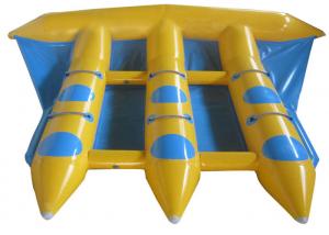 Wholesale Funny Sea Beach Inflatable Flying Fish , Outdoor Entertainment Inflatable Banana Boat from china suppliers