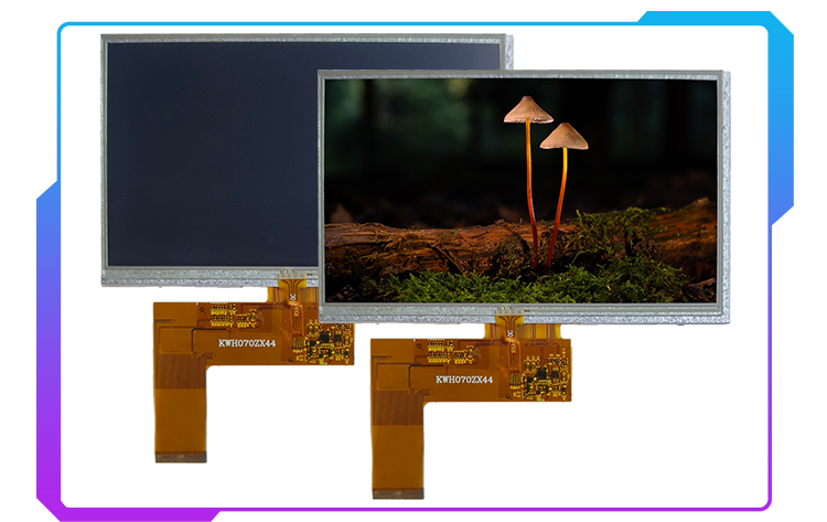 7Inch LVDS Wuxga TFT LCD Screen Panel Module 40 Pin 800X480 Touchscreen