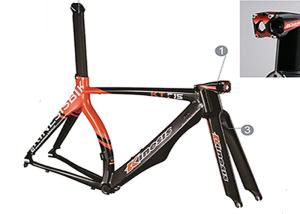 Wholesale Aerodynamic Triathlon Aluminum Bike Frame 700C Lightweight Smt Welding Design from china suppliers