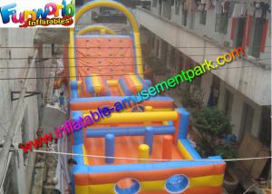 Wholesale Sewed Inflatable Outdoor Play Equipment With Climbing Wall For Fun from china suppliers