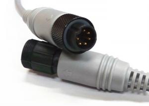 Waterproof  Rear View Camera Cable 10M M12 Connector 6pin Plug Socket