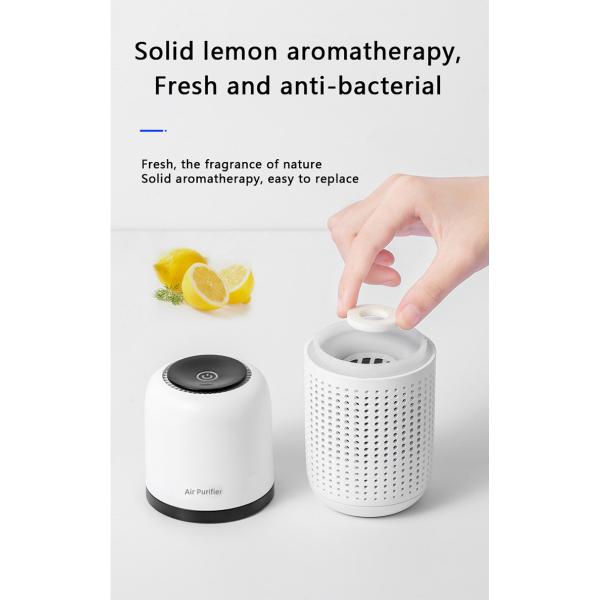 2023 New Arrival Intelligent Portable Car Air Purifier Aromatherapy Machine Multiple Filtering Negative Iron Air Purifier