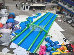 Wholesale Long single Or Double Lane Inflatable Slide City 1 - 2 Years Warranty from china suppliers