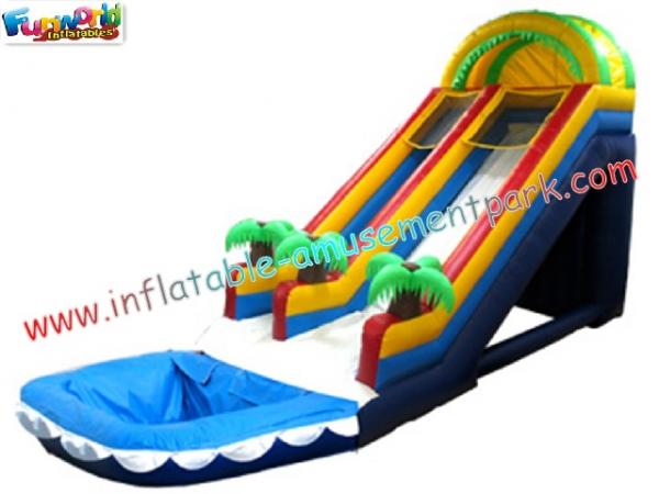 Quality OEM Commercial Large Outdoor Inflatable Water Slides Fun Games for Kids Outside for sale