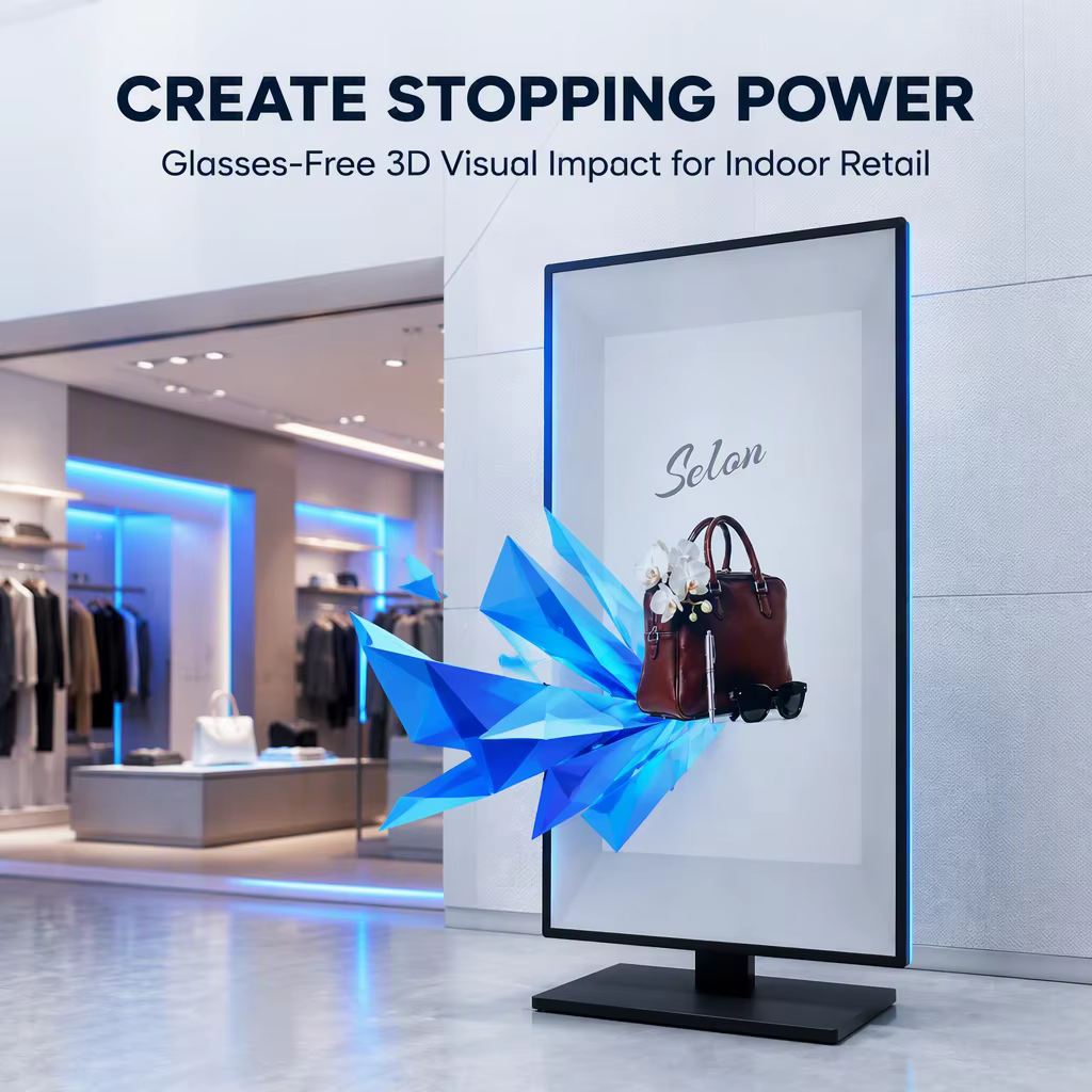 The spatial screen is used for exhibitions and displays