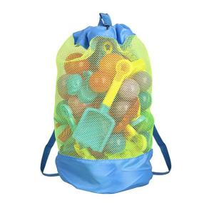 Wholesale Beach Tote Nylon Medium Mesh Drawstring Bags Swimming Clear Transparant from china suppliers