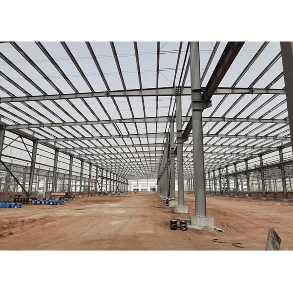 Quick Installed Steel Structure Building For Industrial Workshop With Warehouse