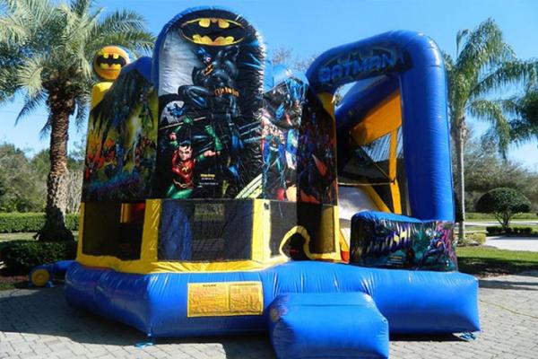 Inflatable Juming Castle Combo Outdoor Hire Inflatable Bouncy Castle With Slide