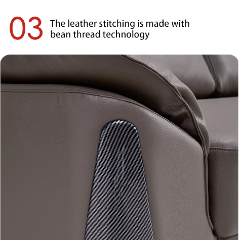 Office Sofa and Coffee Table Set, Modern Business Reception Area, Light Luxury Leather Three-seater Sofa